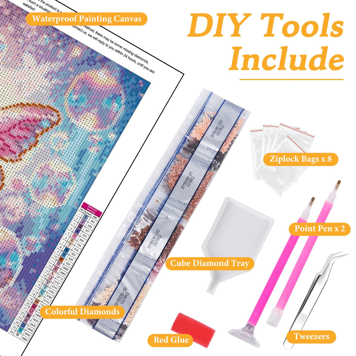 Diamond Art Kits for Adults Shiny Butterfly, DIY 5D Diamond Painting Kit for Beginners, Full Round Drill Gem Art Dots for Adults, Perfect for Home Wall Decor 14X14 Inch Okarina