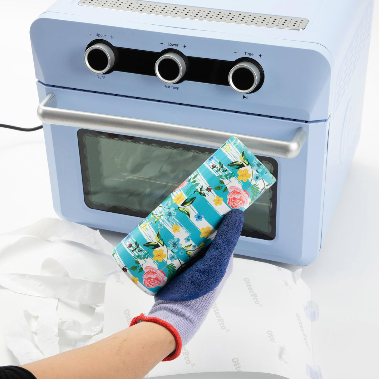 Craft Express Sublimation Oven Machine for Sublimation Tumblers,Blue Tumbler Heat Press Convection Oven for Sublimation Blanks,Sublimation Press Machine Oven for Irregular Shaped Tumblers Mugs Cups Craft Express