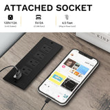 DWVO Farmhouse TV Stand for 75 Inch TV, Entertainment Center with Storage Cabinets, Media Console, TV Table with Drawers, TV Stands for Living Room, Grey Oak DWVO