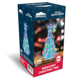 Joiedomi 15 in Prismatic Iridescent Christmas Tree Light Decorations, Prismatic Christmas Decor, 100 LED Cool White Lights for Indoor Holiday Décor, Christmas Eve Night Décor Joiedomi