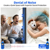 12 Pack Sound Proof Foam Panels for Wall with Self Adhesive, 2" X 12" X 12" High Density Acoustic Panels Sound Absorbing Quick-Recovery, Wedges Soundproof Wall Panels for Gaming & Studio Decor - Black NEPIS