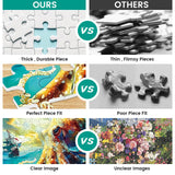 300 Piece Puzzle for Adults, Jigsaw Puzzle, Ocean Sailboat Octopus Jigsaw Puzzles, Funny Family Game and Learn About The Beauty of The Ocean, Friends Family Activity Game Nights Gifts, 20.5x15 in VOLUVOLU