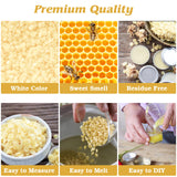 Beeswax Pellets 5LB Cosmetic Beeswax Triple Filtered Beeswax Pastilles for Candle Making Great for DIY Projects Creams Lotions Lip Balm and Soap Making Supplies(5LB) DenCert