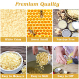 Beeswax Pellets 10LB Cosmetic Beeswax Triple Filtered Beeswax Pastilles for Candle Making Great for DIY Projects Creams Lotions Lip Balm and Soap Making Supplies(10LB) DenCert