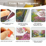 JOOZ Flowers Diamond Painting Kits for Adults 5D Large Landscape Diamond Painting Kit for Adults Full Drill Trees Diamond Painting Kits Gem Art Kits for Home Wall Decor 27.5x15.7Inch JOOZ