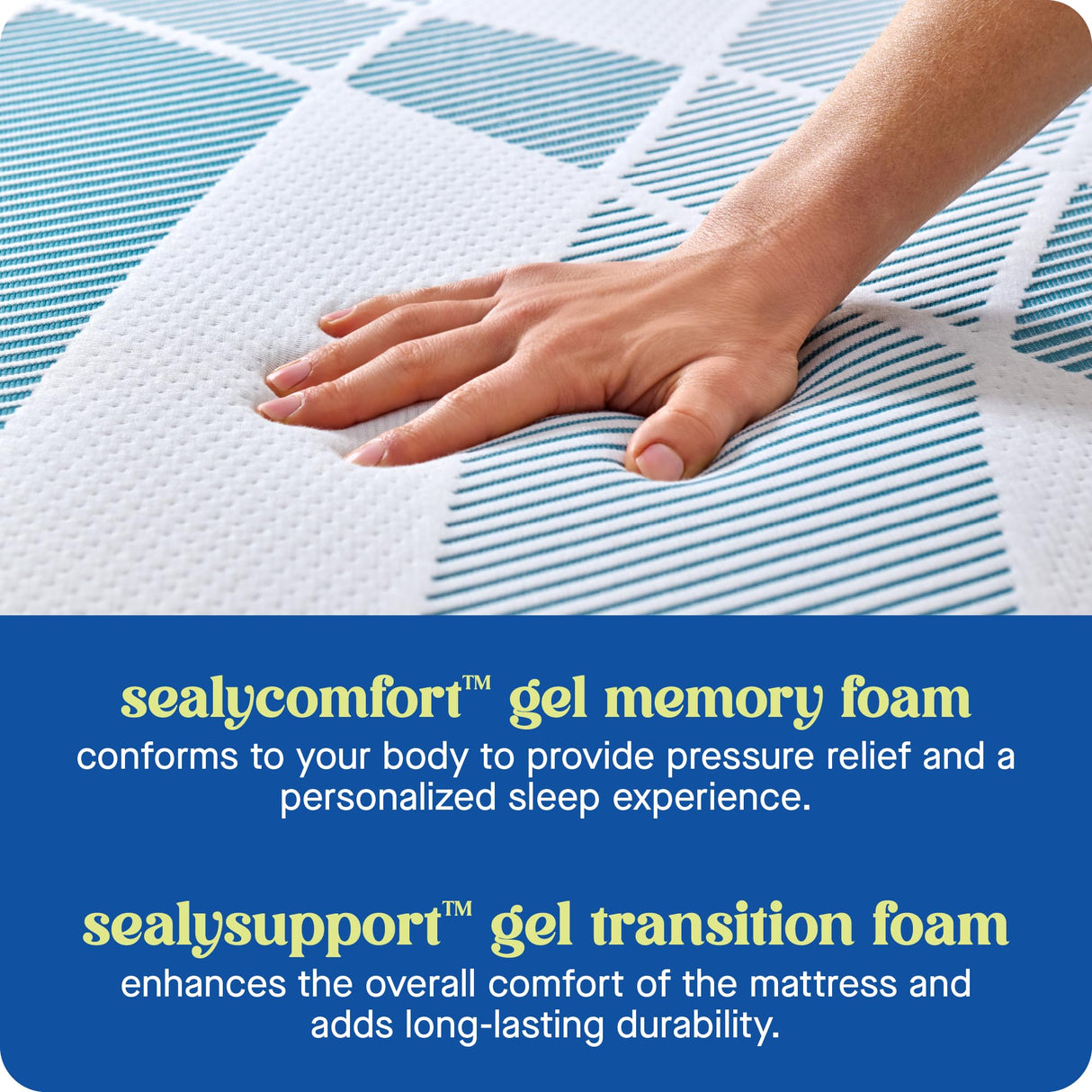 Sealy Dreamlife 8” Foam Mattress-in-a-Box, Full, SealyComfort Gel Memory Foam, Surface-Guard Technology, Breathable Comfort Sealy