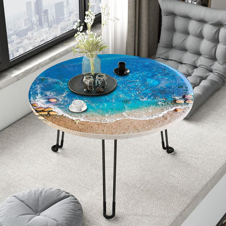 19.7 Inch Resin Table Molds，Extra Large Round Silicone Molds for Epoxy Resin with 3 Pcs Table Legs,for River Table, Coffee Table, DIY Cutting Board, Resin Art，Home Decoration SIMEIQI