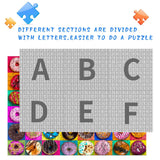 Nattork Jigsaw Puzzles 500 Pieces for Adults, Families (Donuts) Pieces Fit Together Perfectly Nattork