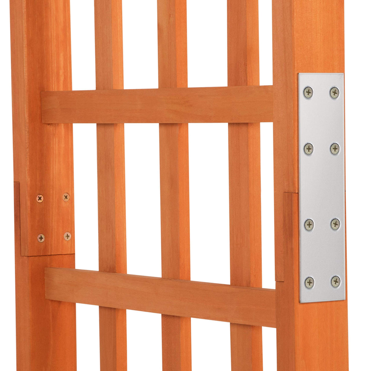 Yaheetech Horticulture Garden Arches 7FT Wood Backdrop Stand Wooden Garden Trellis Arbor Climbing Arbor Arch for Ceremony Planting Garden Patio Greenhouse Decoration Decor Yaheetech