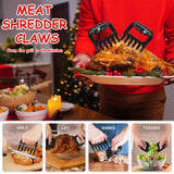 RINPIR 35pcs Deluxe Grilling Gifts Set for Birthday Christmas, Stainless Steel BBQ Accessories Kit for Men Dad, Professional Grill Tools Utensils with Scissors, Meat Claws in Aluminum Case Brown RINPIR