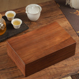 Acacia Wood Tea Bag Organizer, 8 Compartments Tea Box Organizer Storage Box, Tea Box for Tea Bags Chest, Tea Bag Holder with Magnetic Lid for Beverage Supplies, Sugar, Sweeteners, Individual Packets VOSEPO