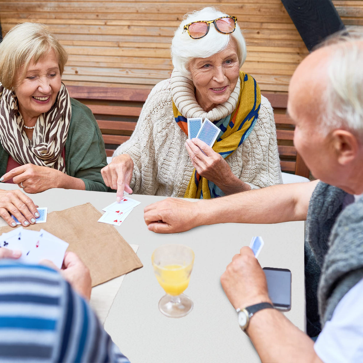 Kasunpul 34" Folding Table, Portable Square Folding Card Table with Collapsible Legs & Carrying Handle, Plastic Tables for Camping,Picnic, Office, Party, White Kasunpul