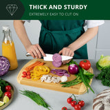 ROYAL CRAFT WOOD Bamboo Cutting Boards for Kitchen, Wood Chopping Boards with Juice Groove, Wooden Cutting Board for Vegetables, Fruit and Cheese Charcuterie Serving Tray XL, 18" x 12" ROYAL CRAFT WOOD