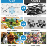 300 Piece Jigsaw Puzzle for Adults, 300 Piece Jigsaw Puzzle for Kids, Horse and Cat Jigsaw Puzzles, Animal Jigsaw Puzzles, Creative Games and Holiday Party Gifts, Fun and Challenging Family Games VOLUVOLU