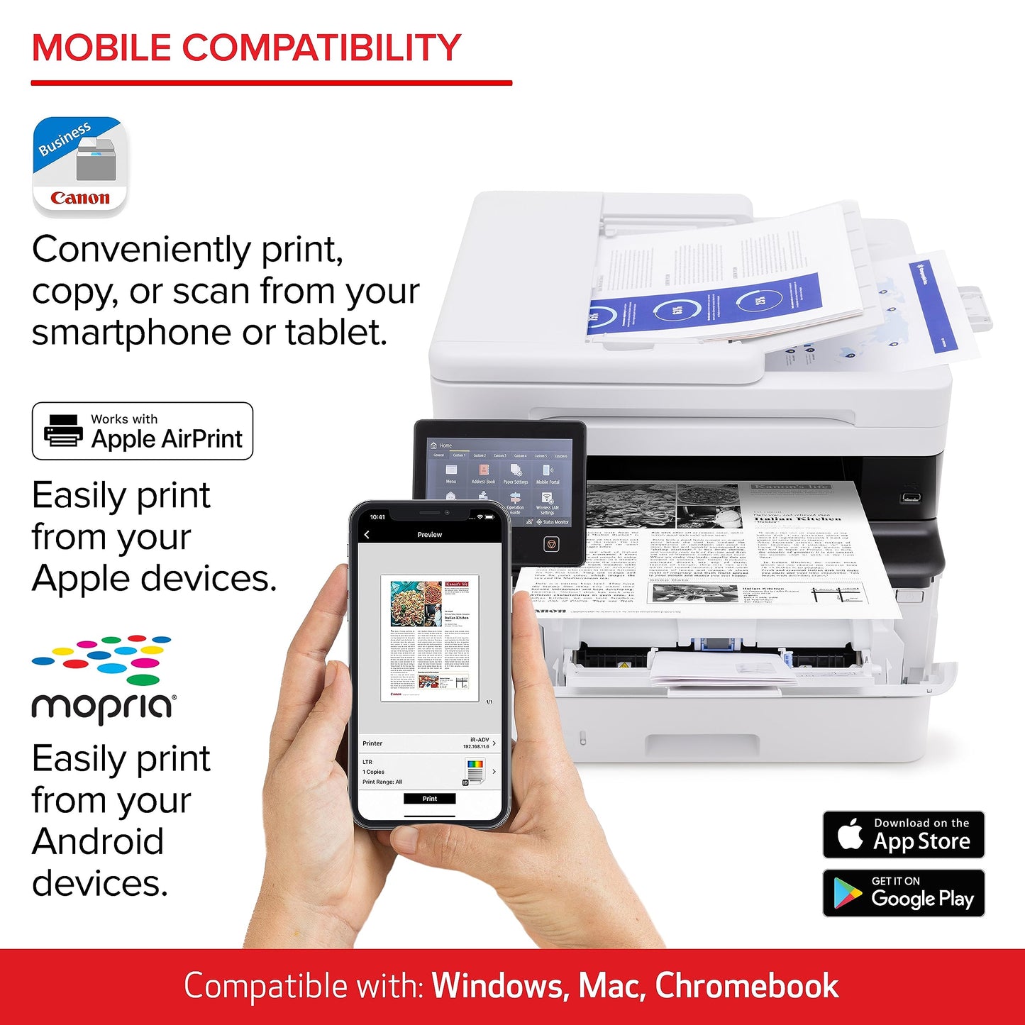 Canon imageCLASS MF465dw Wireless Mobile-Ready Duplex Laser All-In-One Monochrome Printer