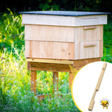 Amyhill 4 Pack Beehive Entrance Reducer 10 Frame Wooden Entrance Reducers for Bee Hive Entrance Protector Beekeeping Bee Hive Entrance Reducer for Beekeeping 14.75 x 0.75 x 0.75 Inch Amyhill