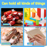 OKBA 20 Pcs 8X7.5 Inch Sublimation mini tote bags,Blank Canvas Tote Bags Reusable Grocery Bags, small tote bags for kids DIY (White) OKBA