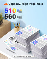 E-Z Ink Pro LC401XL LC401 Compatible Ink Cartridges Replacement for Brother LC401XL LC 401 XL to use with MFC-J1010DW MFC-J1012DW MFC-J1170DW (Black Cyan Magenta Yellow, 4 Pack) E-Z Ink Pro