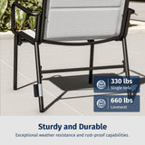 EAST OAK 4-Piece Patio Furniture Set, Waterproof Outdoor Furniture Set, Patio Sofa with Coffee Table for Balcony or Porch, 4 Seats Patio Conversation Sets for Backyard in Grey EAST OAK