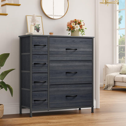 YITAHOME Dresser with 7 Drawers - Fabric Dresser, Organizer Unit for Bedroom, Living Room, Hallway, Closets - Sturdy Steel Frame, Wooden Top & Easy Pull Fabric Bins