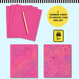 Mudpuppy Unicorn Magic - Scratch & Sparkle Art Activity Kit Featuring Fun Illustrations of Unicorns for Children Ages 5 and Up Mudpuppy