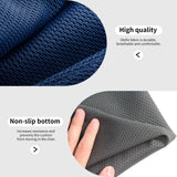 ADXTPB Outdoor Curved Cushion Covers Olefin,Waterproof Half Moon Patio Furniture Sofa Cushions Cover with Non-Slip Bottom,Cover ONLY (Navy Blue, 77 * 40 * 28 * 5.3in) ADXTPB
