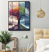 hyzsj 5D Tree of Life Diamond Art Painting,Large Diamond Painting Kits for Adults,DIY Full Drill Crystal Rhinestone Arts,Gem Art Painting with Diamond Home Wall Decor hyzsj