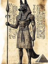 KAYEIUU Anubis Diamond Art Painting Kits for Adults, Egyptian God 5D Diamond Painting for Adults Beginners DIY Full Drill Round Art Gems for Home Wall Decor 12x16inch KAYEIUU