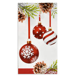 Gift Boutique 100 Christmas Ornament Guest Napkins Disposable Paper Decorative Elegant Xmas Dinner Hand Napkin For Home Kitchen Bathroom Wedding Holiday Decor Gift Boutique