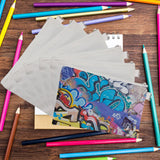 OKBA 30 pcs Sublimation Blanks Makeup Bags Bulk,canvas White Bag,polyester tote bags for sublimation DIY Craft OKBA