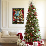 DOMROM Christmas Diamond Painting Kits, Dog and Cat 5D Diamond Art Kits,Gem Art Painting with Diamonds Dots, Arts and Crafts for Beginners Adult Wall Decor 12 x 16inch DOMROM