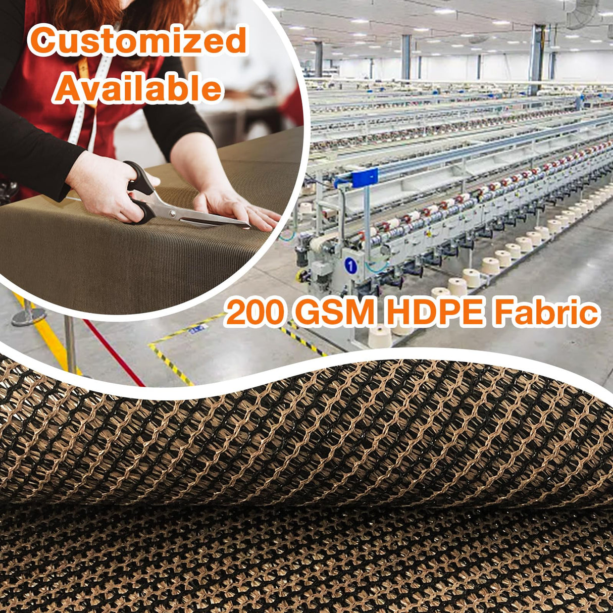 Artpuch Outdoor Pergola Shade Cover 10x18 FT Sun Shade Cloth with Grommets Mocha 90% UV Protection Canopy Patio Privacy Screen (Customized Available) Artpuch