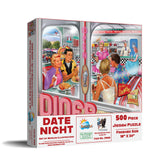 SUNSOUT INC - Date Night - 500 pc Jigsaw Puzzle by Artist: Bigelow Illustrations - Finished Size 18" x 24" - MPN# 31945 SunsOut