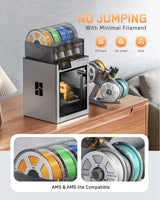 MarsWork 3D Printer Filament Reusable Aluminum Spool, Compatible with 1kg, 1.75mm PLA/TPU/ABS/PETG Filament, Compatible with Bambu Lab Filament Refill – Sustainable Printing Solution(Without filament) MarsWork