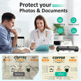 13 Inch Laminator Machine - 11x17 Laminator with 50 Sheets, Cold & Thermal, Built-in Paper Cutter & Corner Rounder, A3 Laminating Machine for Classroom Home School Raycial