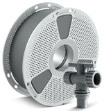 SUNLU PA6-GF 3D Filament 1.75mm 1KG, 25% Glass Fiber Nylon Filament, High Temp Resistance 417°F (214°C), Corrosion Resistance, Engineering filament, Dimensional Accuracy±0.02mm, 1KG Spool(2.2lbs),Gray SUNLU