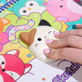 Squishmallows Original Sketchbook, Over 20 Stationery Supplies, Features Scrapbook Stickers, Cam the Cat Fidget Toy, Drawing Paper, Great Kids Craft, Coloring Books for Kids Ages 4-8 Squishmallows
