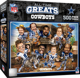 MasterPieces 500 Piece Sports Jigsaw Puzzle for Adults - NFL Dallas Cowboys All-Time Greats - 15x21 Masterpieces