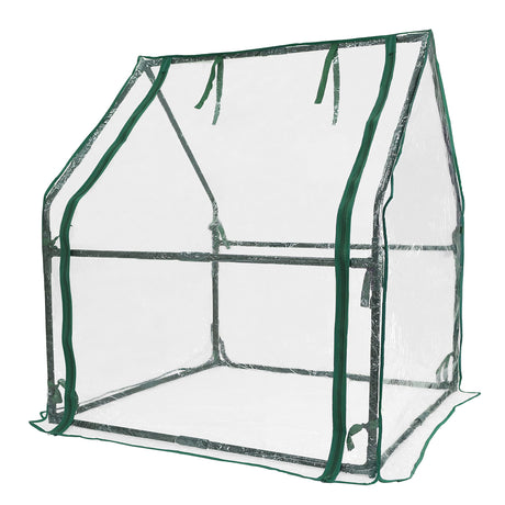 Gardzen Mini Greenhouse Heavy Duty Portable Green House, Clear Tent Indoor or Outdoor for Plants 36.2”(L) x36.2”(W) x42.5”(H) Gardzen