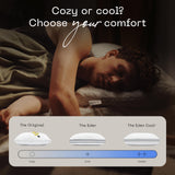 Coop Home Goods Original Adjustable Pillow, Queen Size Bed Pillows for Sleeping, Cross Cut Memory Foam Pillows - Medium Firm Back, Stomach and Side Sleeper Pillow, CertiPUR-US/GREENGUARD Gold Coop Home Goods