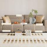 VDGPWA Premium Acrylic Coffee Table, 32" L*16" W *16" H, 3/5" Thick Clear Coffee Table for Living Room, Rectangle Lucite Coffee Table Modern Waterfall Coffee Table Acrylic Furniture VDGPWA