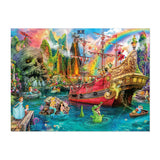 Ceaco - Sapphire Select - Disney - Aimee Stewart - Peter Pan Mermaid Lagoon -1000 Piece Jigsaw Puzzle – Challenging & Fun – Blue Core Puzzle Board – Giftable Display Box - Full Size Poster Included Buffalo Games