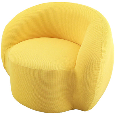 STARINGIRL Stretch Swivel Barrel Chair Sofa Cover Slipcovers Mid Century Modern Accent Chair Modern Curved Cover for Home Hotel Office Cafe Furniture Protector