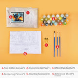 DIY Paint by Number Kits for Adults Beginner Wall Paint by Numbers Dragon Painting by Numbers Artwork Dragon Baby Cub Paint by Numbers Kits Crafts for Living Room Wall Decor 16x20 in (Frameless) Rebotipy