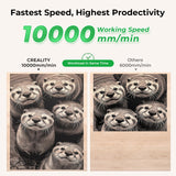 Creality Falcon 5W Laser Engraver Machine, 72w High Precision 0.06mm Laser Cutter and Engraving Machine for Wood Metal Leather Acrylic Glass, 10000mm/min, Offline Usage, CNC Laser Engraver CREALITY FALCON