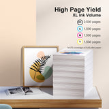 DYHYIN 1200XL Compatible Ink cartridges Replacement for Canon Maxify 1200 ink Use With PGI-1200 MB2720 MB2320 MB2020 MB2120 MB2350 Printer (Black, Cyan, Magenta, Yellow, 4 Pack) DYHYIN