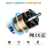 Garveelife Electric Dog Grooming Table, 46" Heavy Duty Pet Grooming Table w/Table Top & Overhead Arm Height Stepless Adjustable GarveeLife