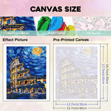 City Scenery Paint by Numbers Kit for Adults,Rome Canvas Paint by Numbers for Adults,DIY Oil Painting by Numbers Perfect for Gifts and Home Wall Decor 16x20inch PHANTASYART