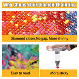 Succulents Squares Drill Diamond Painting-Succulent Squares Diamond Art,DIY Gem Art for Adults Succulent Plant Square Diamond Painting and Crafts for Gifts and Home Wall Decor 12x16inch Ausanrl