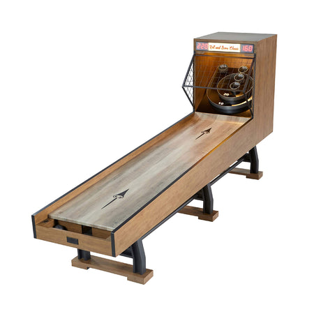 Barrington Billiards Roll and Score Game Set, 10' - Vintage Games for Arcades, Fairs, Carnivals, Rec Rooms, Playrooms, Bars - Speedball Bowling Machine with LED Lights and Electronic Scorer Barrington Billiards